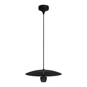Čierné závesné svietidlo SULION Poppins, výška 150 cm vyobraziť