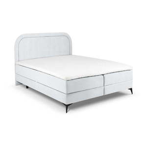 Svetlosivá boxspring posteľ s úložným priestorom 160x200 cm Eclipse – Cosmopolitan Design vyobraziť