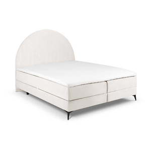 Béžová boxspring posteľ s úložným priestorom 180x200 cm Sunrise – Cosmopolitan Design vyobraziť