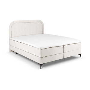 Béžová boxspring posteľ s úložným priestorom 180x200 cm Eclipse – Cosmopolitan Design vyobraziť