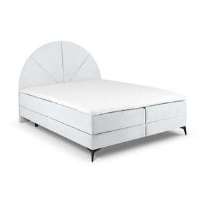 Svetlosivá boxspring posteľ s úložným priestorom 180x200 cm Sunset – Cosmopolitan Design vyobraziť