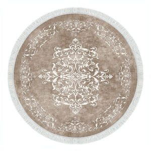 Okrúhly koberec Tapis 100 cm béžový vyobraziť