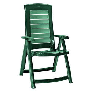 Zelená plastová záhradná stolička Aruba – Keter vyobraziť