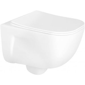MEXEN/S - MARGO závesná WC misa vrátane sedátka s slow-slim, duroplast, biela 30420900 vyobraziť