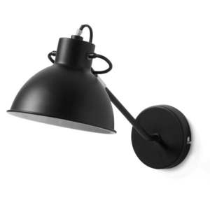 Čierna nástenná lampa Kave Home Odalis vyobraziť