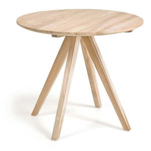 Jedálenský stôl z tíkového dreva Kave Home Maial, ø 90 cm vyobraziť