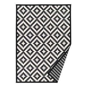 Čierno-biely vzorovaný obojstranný koberec Narma Viki, 70 × 140 cm vyobraziť