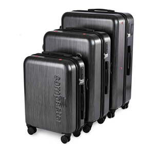 Súprava cestovných kufrov 3 ks Graphite – Compactor vyobraziť