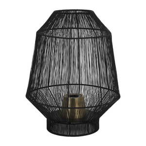 Čierna stolová lampa (výška 38 cm) Vitora - Light & Living vyobraziť