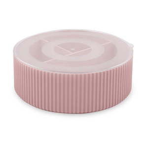 Ružový plastový kúpeľňový organizér na kozmetiku - Mioli Decor vyobraziť