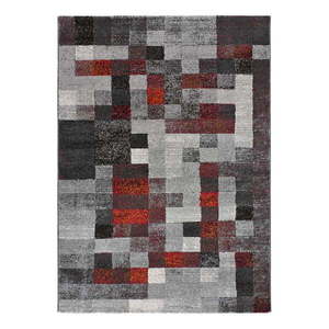 Červeno-sivý koberec 133x190 cm Fusion - Universal vyobraziť