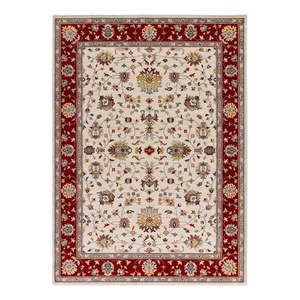 Červeno-krémový koberec behúň 67x250 cm Classic - Universal vyobraziť