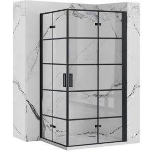 REA/S - Sprchovací kút Moliere dvere / dvere 90x100 BLACK MOLDD090100B vyobraziť