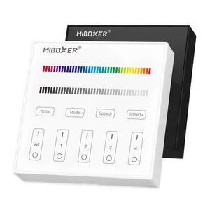 LED Solution Mi-Light RF Nástenný diaľkový ovládač pre RGB+RGBW LED pásiky, 4-kanálový Farba: Čierna B3-B vyobraziť