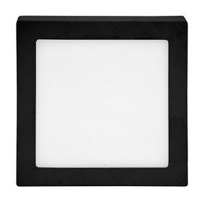 T-LED Čierny prisadený LED panel hranatý 120x120mm 6W Farba svetla: Denná biela 102151 vyobraziť