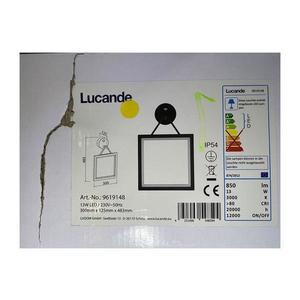 Lucande Lucande - LED Vonkajšie nástenné svietidlo so senzorom MIRCO LED/13W/230V IP54 vyobraziť