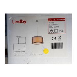 Lindby Lindby - Luster na lanku NICA 1xE27/60W/230V vyobraziť