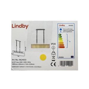 Lindby Lindby - Luster na lanku MARIAT 4xE27/60W/230V vyobraziť
