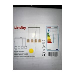Lindby Lindby - Luster na lanku ZALIA 4xE27/60W/230V vyobraziť