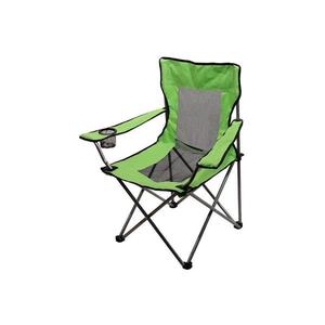 Skladacia kempingová stolička zelená vyobraziť