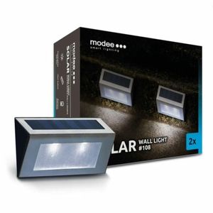 Modee LED solárne nástenné svietidlo ML-WS108, 2 ks vyobraziť