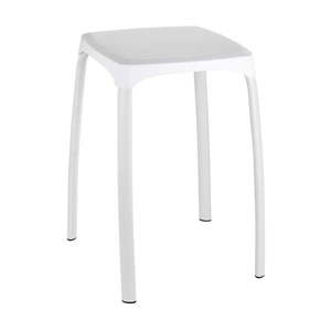 Antikoro biela stolička s nohami Wenko Losani vyobraziť