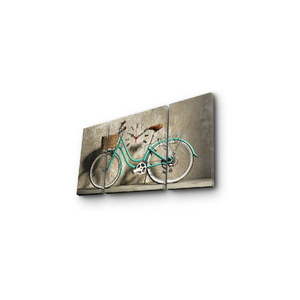 Nástenné obrazové hodiny Bicykel, 84 × 45 cm vyobraziť