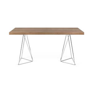Hnedý stôl TemaHome Multi, dĺžka 160 cm vyobraziť
