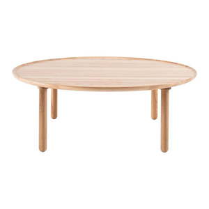 Okrúhly konferenčný stolík z dubového dreva v prírodnej farbe ø 100 cm Mu - Gazzda vyobraziť