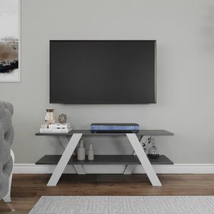 TV stolek APRIL 120 cm bílý/antracitový vyobraziť