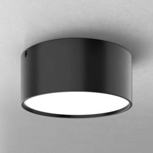 Ailati Jednoduché stropné LED svietidlo Mine čierne 14 cm vyobraziť