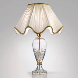 Cremasco Stolná lampa Belle Epoque, 50 cm zlatá vyobraziť