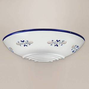 Cremasco Nástenné svetlo Bassano keramika prisadené modré vyobraziť