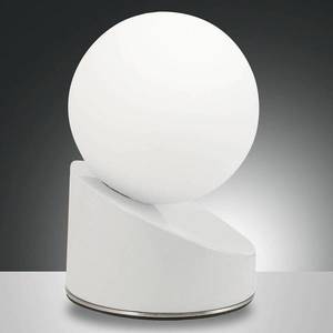 Fabas Luce Stolná LED lampa Gravity, biela vyobraziť