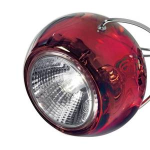 Fabbian Fabbian Beluga Colour – závesná lampa, červená vyobraziť
