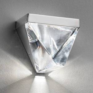 Fabbian Fabbian Tripla krištáľové nástenné LED hliník vyobraziť