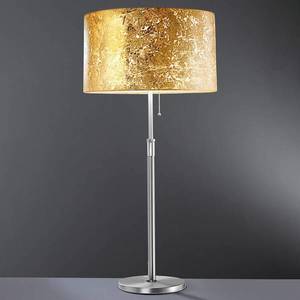 Hufnagel Loop – stolná lampa s lístkovým zlatom vyobraziť