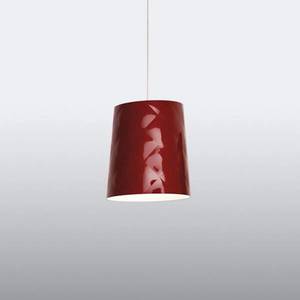 Kundalini Kundalini New York závesná lampa, Ø 33 cm, červená vyobraziť