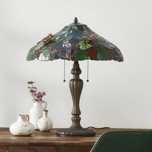 Clayre&Eef Majstrovská stolná lampa Austrália, štýl Tiffany vyobraziť