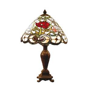 Clayre&Eef Flora – klasická stolná lampa v štýle Tiffany vyobraziť