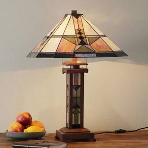 Clayre&Eef Stolná lampa Leondra v štýle Tiffany vyobraziť