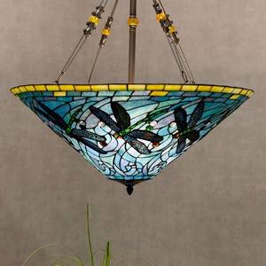 Clayre&Eef Závesná lampa 5975 farebný Tiffany design vyobraziť