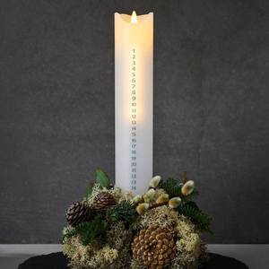 Sirius LED sviečka Sara Calendar biela/striebro V 29 cm vyobraziť