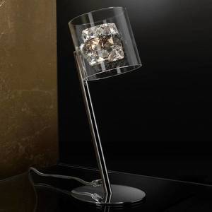 Schuller Valencia Stolná lampa LED Flash s krištáľovými krúžkami vyobraziť