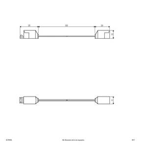 EVN Pripojovací kábel pre sériu Bordo, dĺžka 15 cm vyobraziť