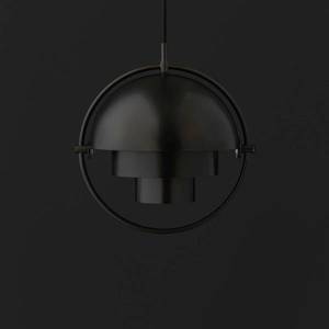 GUBI Závesné svietidlo GUBI Multi-Lite, Ø 36 cm, čierna/čierna vyobraziť