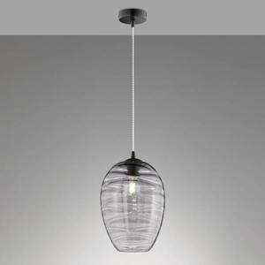 FISCHER & HONSEL Závesná lampa Gordes zo skla, v tvare šišky vyobraziť