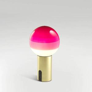 Marset MARSET Dipping Light stolová batérie ružová/mosadz vyobraziť