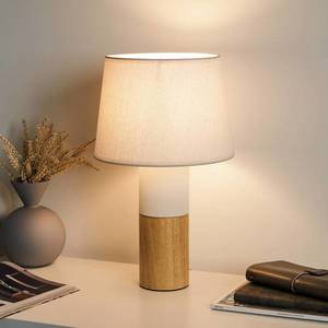 Pauleen Pauleen Woody Elegance stolová lampa, drevo/textil vyobraziť