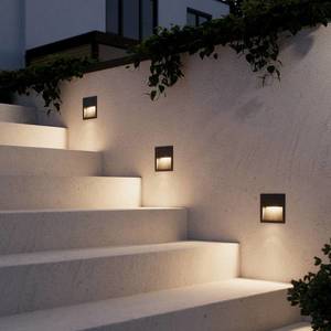 Lucande Štvorcové LED zapustené nástenné svietidlo Loya vyobraziť